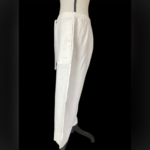 Liz Claiborne Women's 100% Linen Pant Beige Sz.6 - Picture 3 of 7